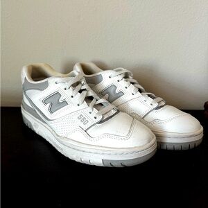 New Balance 550s White/Raincloud Size 7 Women’s